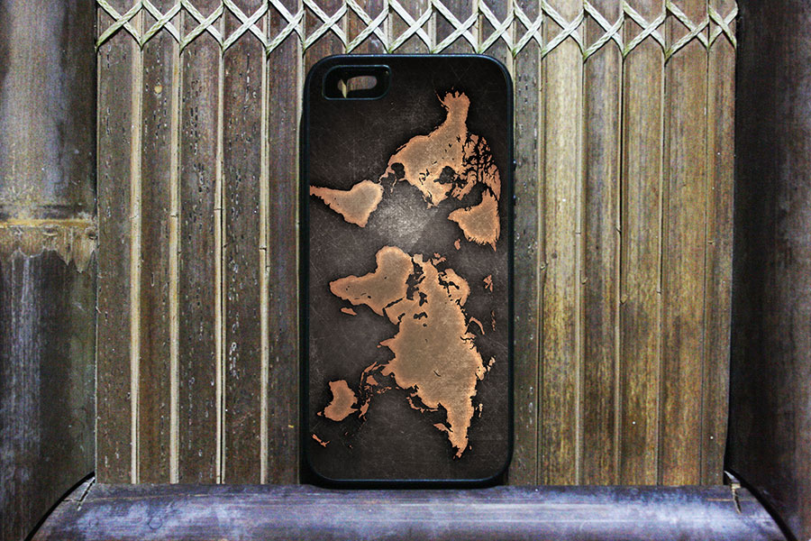 World Map Pattern For Iphone 5 Case, Iphone 5 Case, Iphone Cover